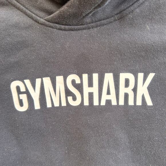 GYMSHARK Cropped Logo Hoodie Size Small - Picture 3 of 4